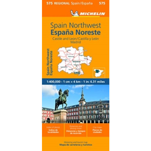 Michelin Editions Des Voyages Espana Noroeste : Castilla y Leon, Madrid- Michelin Regional Map 575