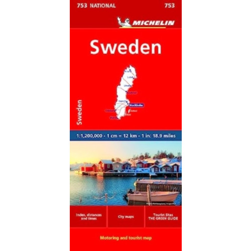 Michelin Editions Des Voyages Sweden - Michelin National Map 753