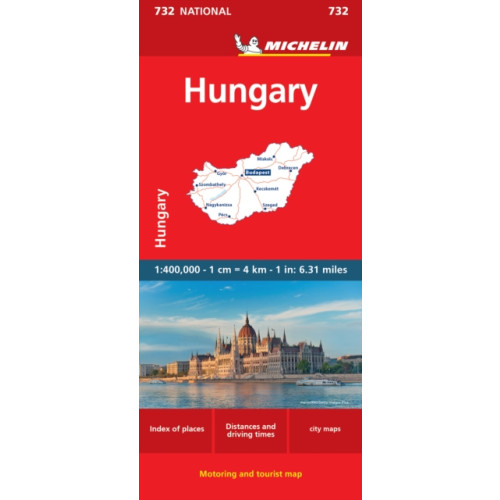 Michelin Editions Des Voyages Hungary - Michelin National Map 732