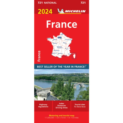 Michelin Editions Des Voyages France 2024 - Michelin National Map 721