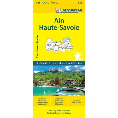 Michelin Editions Des Voyages Ain  Haute-Savoie - Michelin Local Map 328