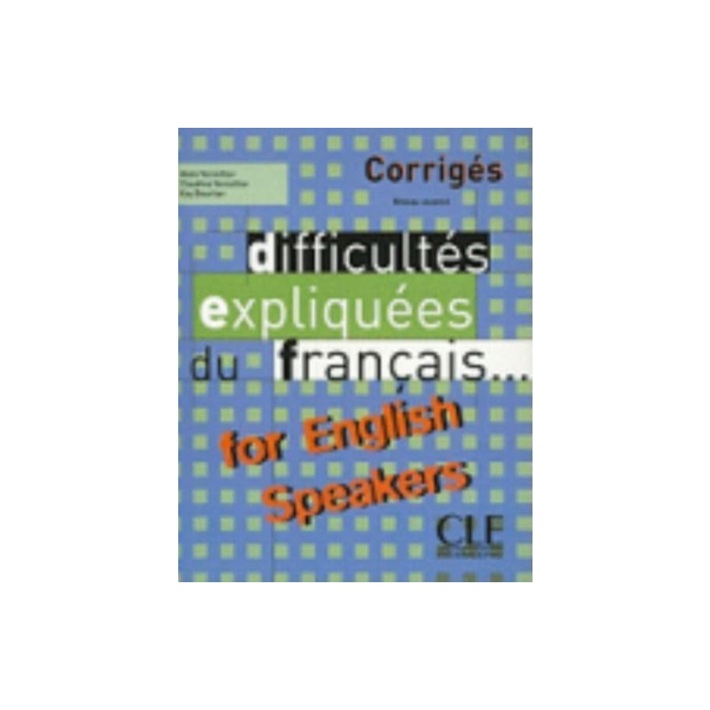 Produktbild för Difficultes expliquees du francais...for English speakers - Corriges (häftad, fre)