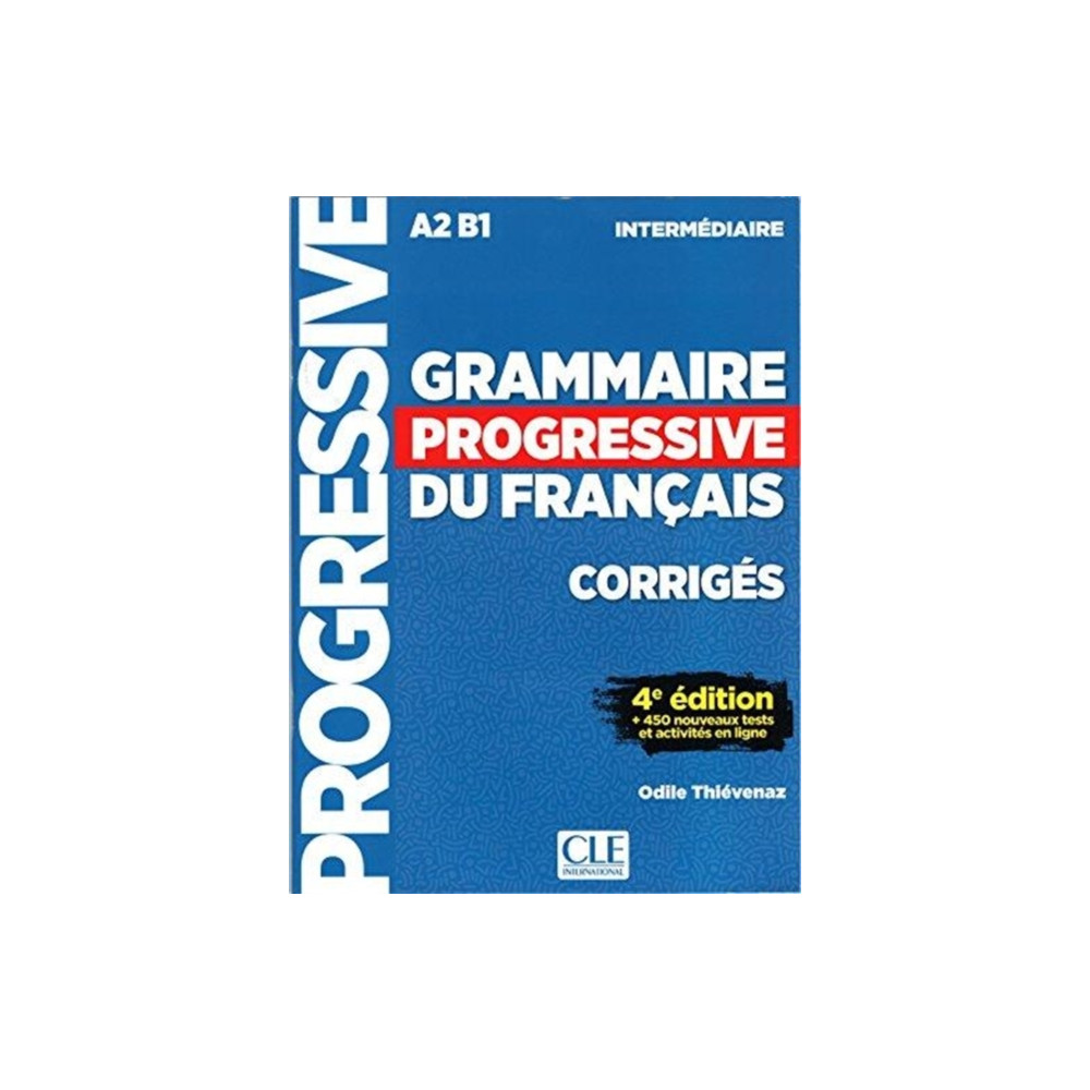 Produktbild för Grammaire progressive du francais - Niveau intermediaire (A2/B1) - Corriges (häftad, fre)