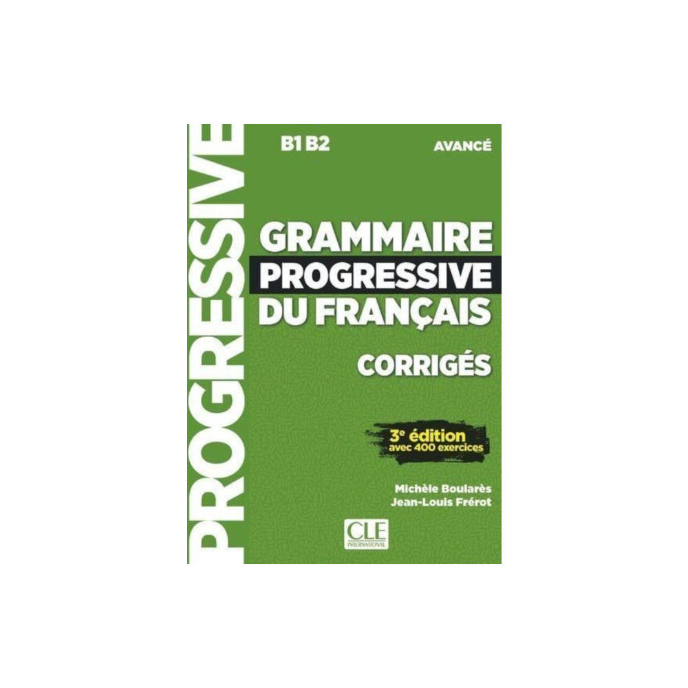 Produktbild för Grammaire progressive du francais - Niveau avance (B1/B2) - Corriges (häftad, fre)
