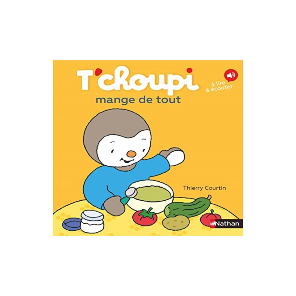 Produktbild för T'choupi mange de tout (inbunden, fre)
