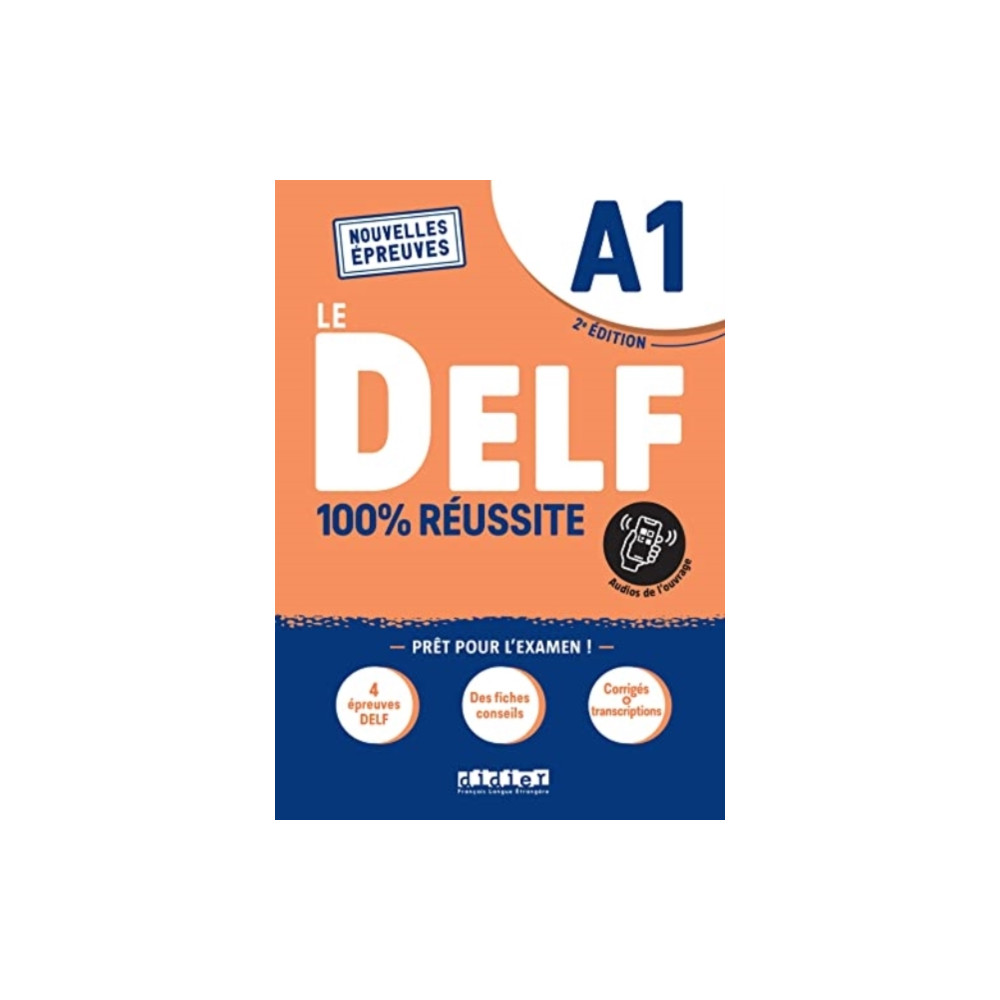 Produktbild för DELF A1 100% reussite (häftad, fre)