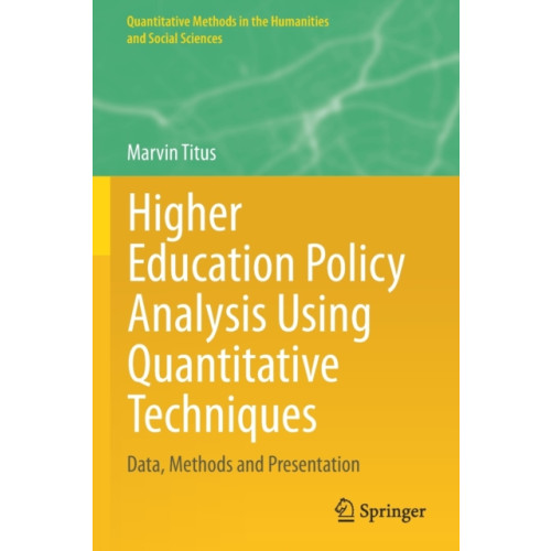 Springer Nature Switzerland AG Higher Education Policy Analysis Using Quantitative Techniques (häftad, eng)