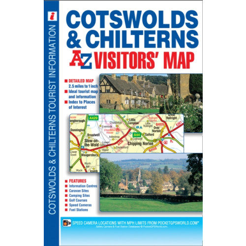 HarperCollins Publishers Cotswolds and Chilterns A-Z Visitors' Map
