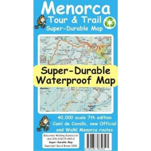 Discovery Walking Guides Ltd Menorca Tour and Trail Map