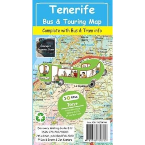 Discovery Walking Guides Ltd Tenerife Bus & Touring Map