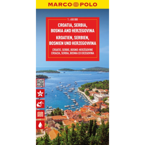 MAIRDUMONT GmbH & Co. KG Croatia, Bosnia, Herzegovina Marco Polo Map