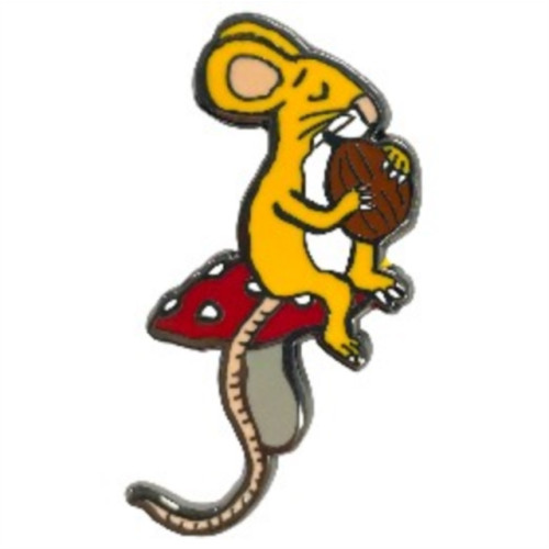 Pawprint Family Mouse with Nut Pin Badge