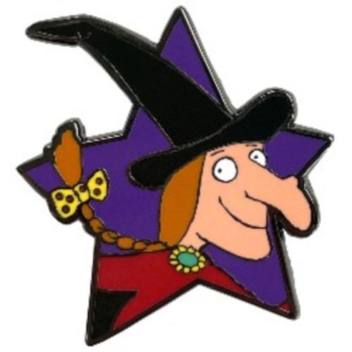 Pawprint Family Witch Character Pin Badge