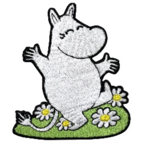 Pawprint Family Moomintroll Happy Sew On Patch