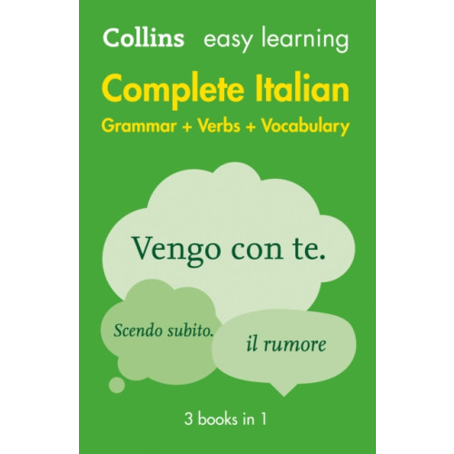 HarperCollins Publishers Easy Learning Italian Complete Grammar, Verbs and Vocabulary (3 books in 1) (häftad, eng)