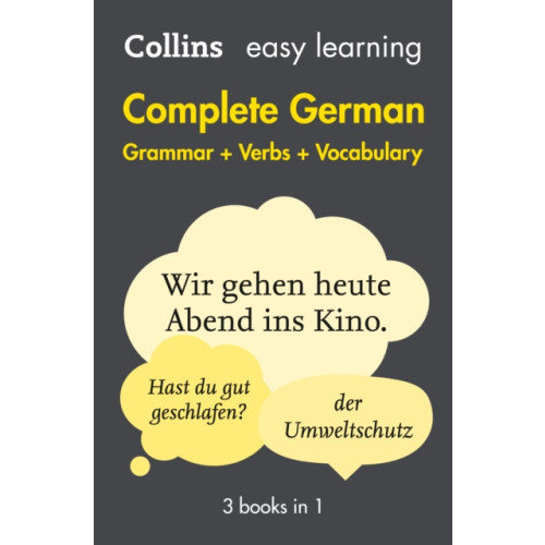 HarperCollins Publishers Easy Learning German Complete Grammar, Verbs and Vocabulary (3 books in 1) (häftad, eng)