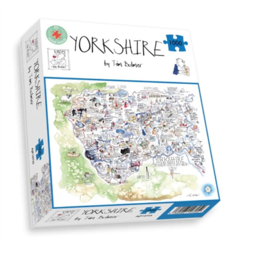 ALL JIGSAW PUZZLES Map of Yorkshire Jigsaw 1000 Piece Puzzle