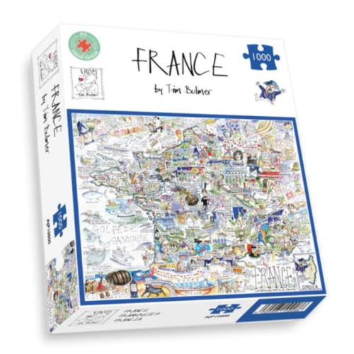 ALL JIGSAW PUZZLES Map of France Jigsaw 1000 Piece Puzzle