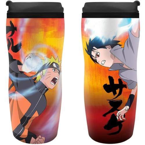 ABYSSE UK Naruto Shippuden - Travel Mug Naruto Vs Sasuke