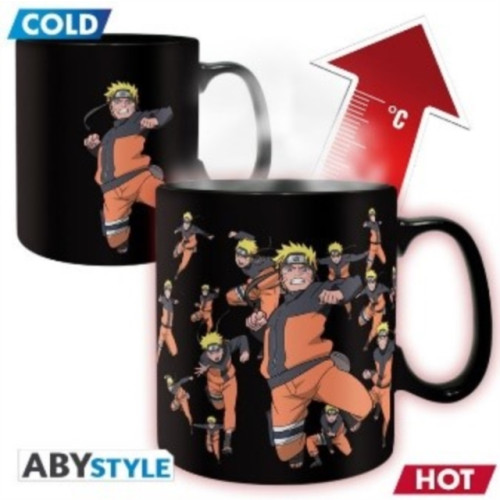 ABYSSE UK Naruto Shippuden - Mug Heat Change - 460 Ml -Multicloning