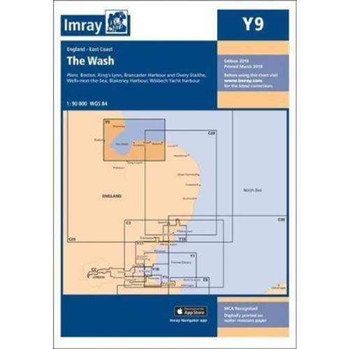 Imray, Laurie, Norie & Wilson Ltd Imray Chart Y9 (häftad, eng)