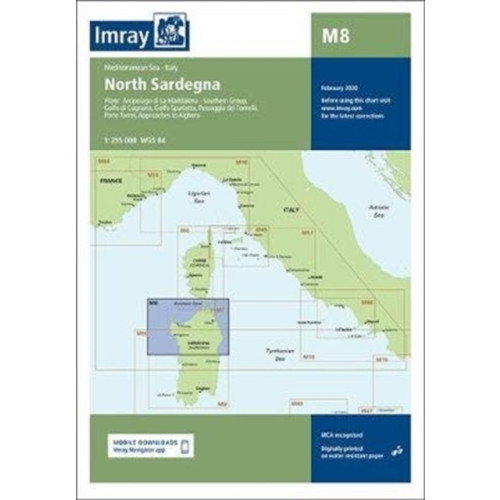 Imray, Laurie, Norie & Wilson Ltd Imray Chart M8