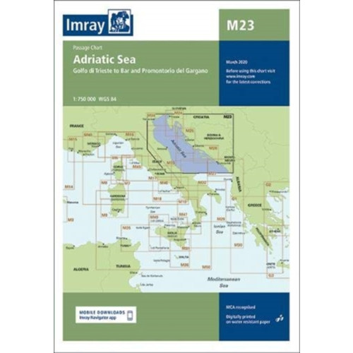 Imray, Laurie, Norie & Wilson Ltd Imray Chart M23 Adriatic Sea Passage Chart