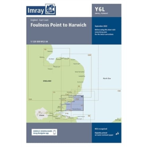 Imray, Laurie, Norie & Wilson Ltd Imray Chart Y6 Laminated