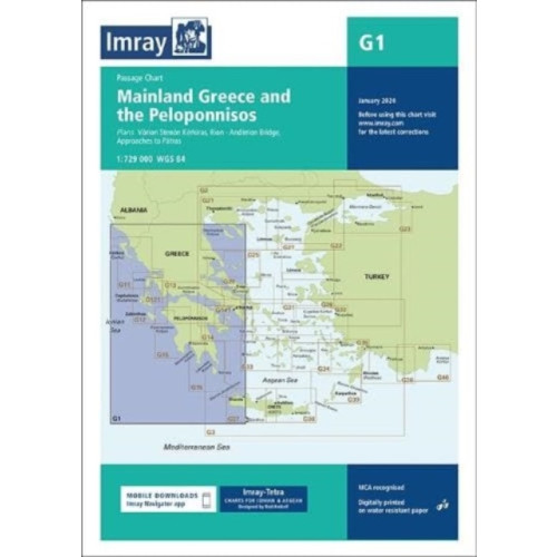 Imray, Laurie, Norie & Wilson Ltd G1 Mainland Greece and the Peloponnisos