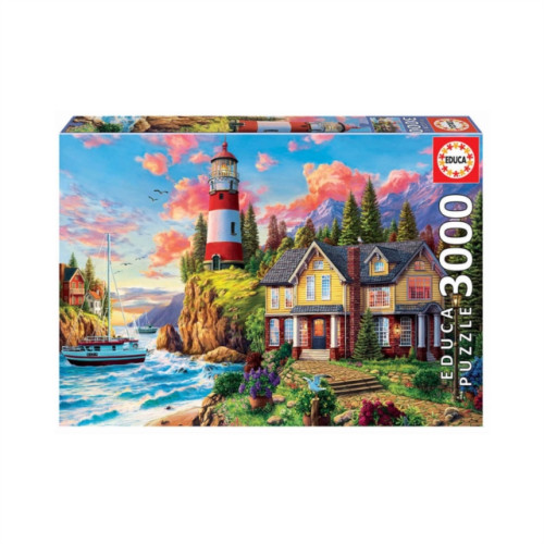 PAUL LAMOND/UNIVERSTIY GAMES Lighthouse & Cottage 3000pc Jigsaw Puzzle