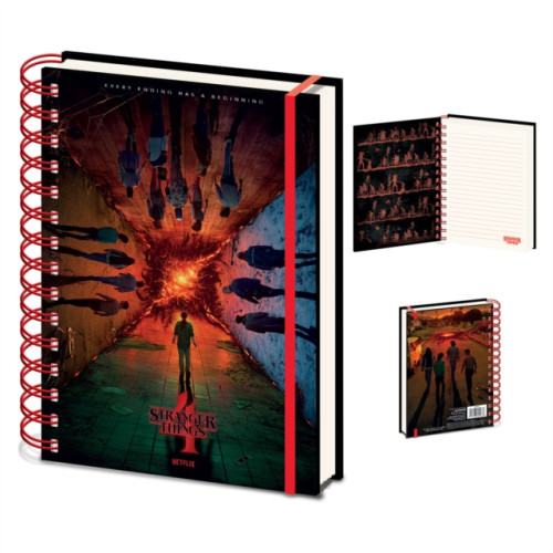 Pyramid International Stranger Things 4 (Every Ending Has A Beginning) A5 Wiro Notebook