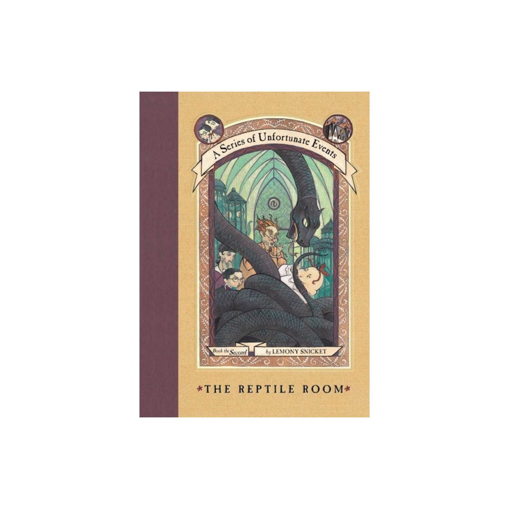 Produktbild för A Series of Unfortunate Events #2: The Reptile Room (inbunden, eng)