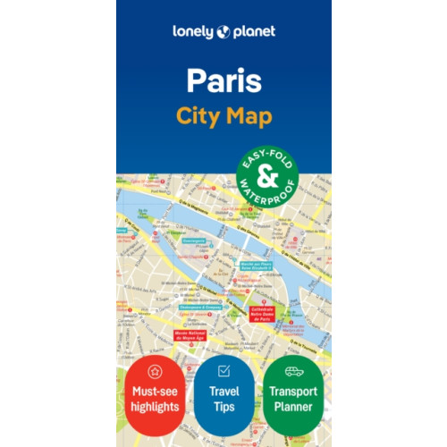 Lonely Planet Global Limited Lonely Planet Paris City Map