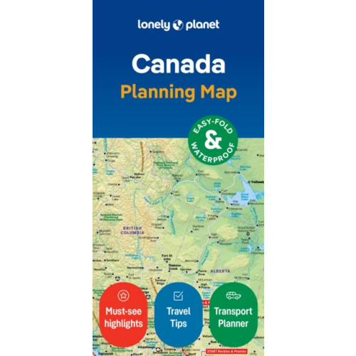 Lonely Planet Global Limited Lonely Planet Canada Planning Map