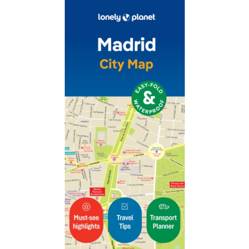 Lonely Planet Global Limited Lonely Planet Madrid City Map