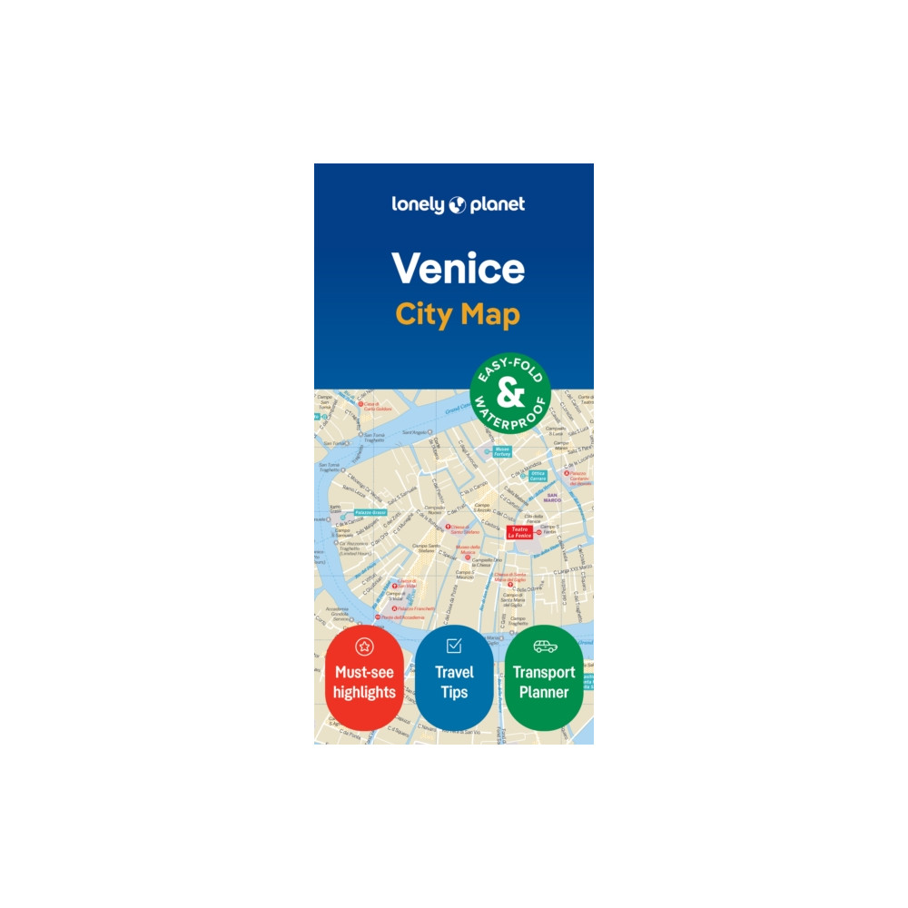 Produktbild för Lonely Planet Venice City Map