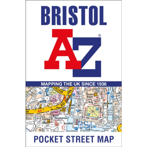 HarperCollins Publishers Bristol A-Z Pocket Street Map