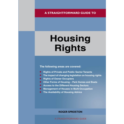 Straightforward Publishing A Straightforward Guide To Housing Rights (häftad, eng)