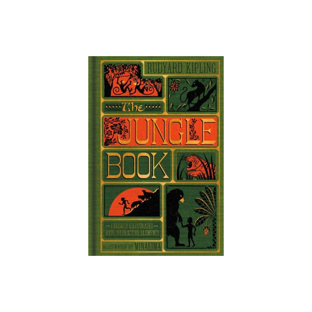 Produktbild för The Jungle Book (MinaLima Edition) (Illustrated with Interactive Elements) (inbunden, eng)