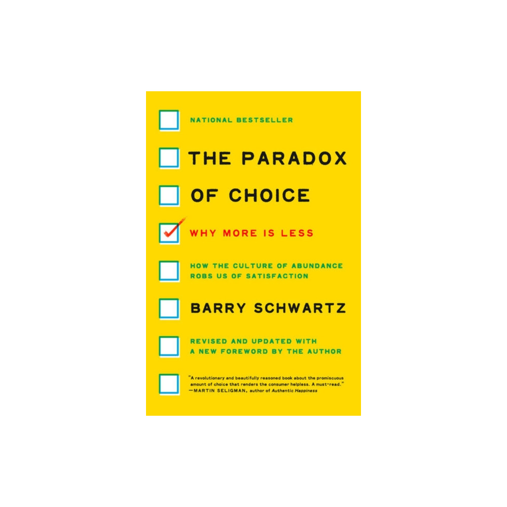Produktbild för The Paradox of Choice (häftad, eng)
