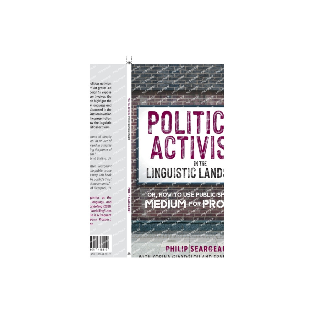 Produktbild för Political Activism in the Linguistic Landscape (häftad, eng)