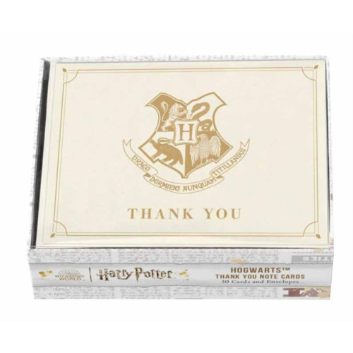 Insight Editions Harry Potter: Hogwarts Thank You Boxed Cards (Set of 30)