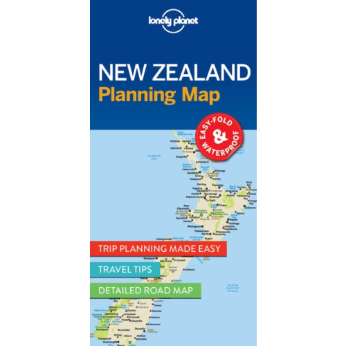 Lonely Planet Global Limited Lonely Planet New Zealand Planning Map