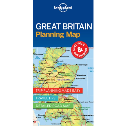 Lonely Planet Global Limited Lonely Planet Great Britain Planning Map