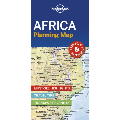 Lonely Planet Global Limited Lonely Planet Africa Planning Map
