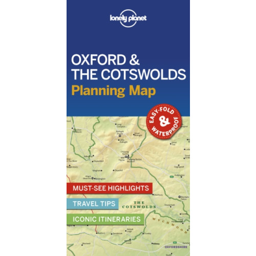 Lonely Planet Global Limited Lonely Planet Oxford & the Cotswolds Planning Map