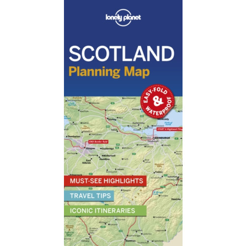 Lonely Planet Global Limited Lonely Planet Scotland Planning Map