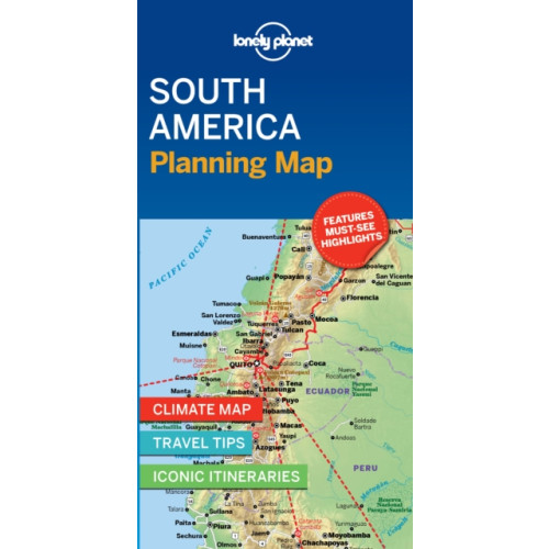 Lonely Planet Global Limited Lonely Planet South America Planning Map