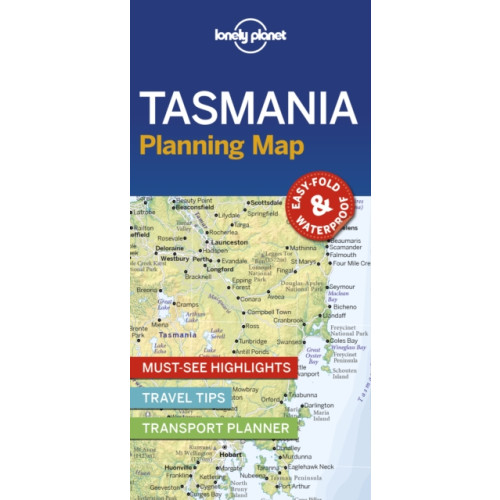 Lonely Planet Global Limited Lonely Planet Tasmania Planning Map