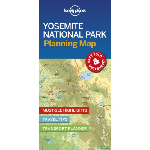 Lonely Planet Global Limited Lonely Planet Yosemite National Park Planning Map